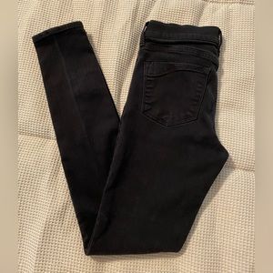 Express black jean leggings